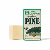 Savon Duke Cannon en brique pour homme au parfum sapin, énergie matinée.