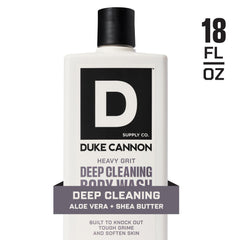 Duke Cannon Heavy Grit Body Wash: notes de citrus, pin et cèdre pour une sensation masculine