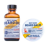 Huile barbe Duke Cannon redwood dans la bouteille, hydrate.
