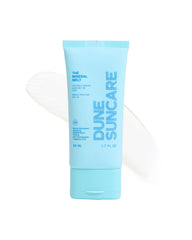 DUNE SUNCARE Fusion Minérale Visage: flacon SPF 30, absorption rapide.