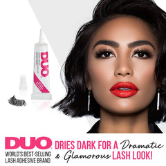 Colle cils DUO ton noir — parfait pour smoky eye sans bavures.
