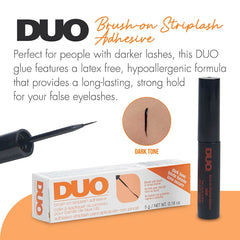 Colle DUO pour cils en bandes, tenue résistante tout au long de la journée.