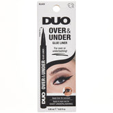 DUO Colle-Liner noir en bouteille, fixation fiable pour cils épais.