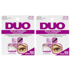 Bouteille Duo Quick-Set, adhésif cils teinte sombre pour une tenue durable