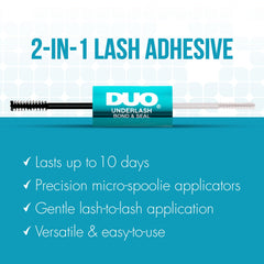 DUO Underlash: adhérence longue durée pour une tenue durable des cils.