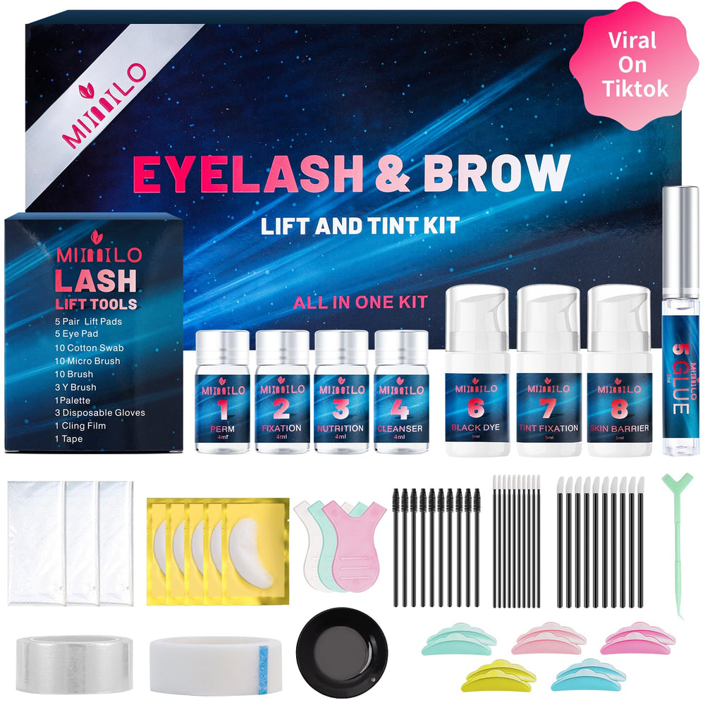 Duoffanny 63pcs 4-in-1 lash lift kit box for professional at-home results