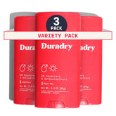 Duradry emballage antiperspirant stick pratique pour une application rapide