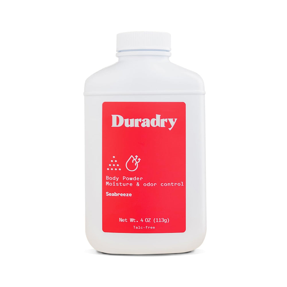 Duradry Poudre Corps Absorption Humidité garde la peau sèche toute la journée