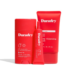 Duradry stick antiperspirant, parfum Crisp Pear et Vanille, fraîcheur durable.