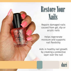 Duri Rejuvacote 2: base pour renforcer les ongles lors du soin quotidien.