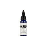Dynamic Color Co encre bleue tatouage, bouteille 1oz, flux fluide pour détails nets.