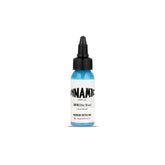 Dynamic Color Co encre tatouage bleu ciel — bouteille 1oz idéale pour détails précis.