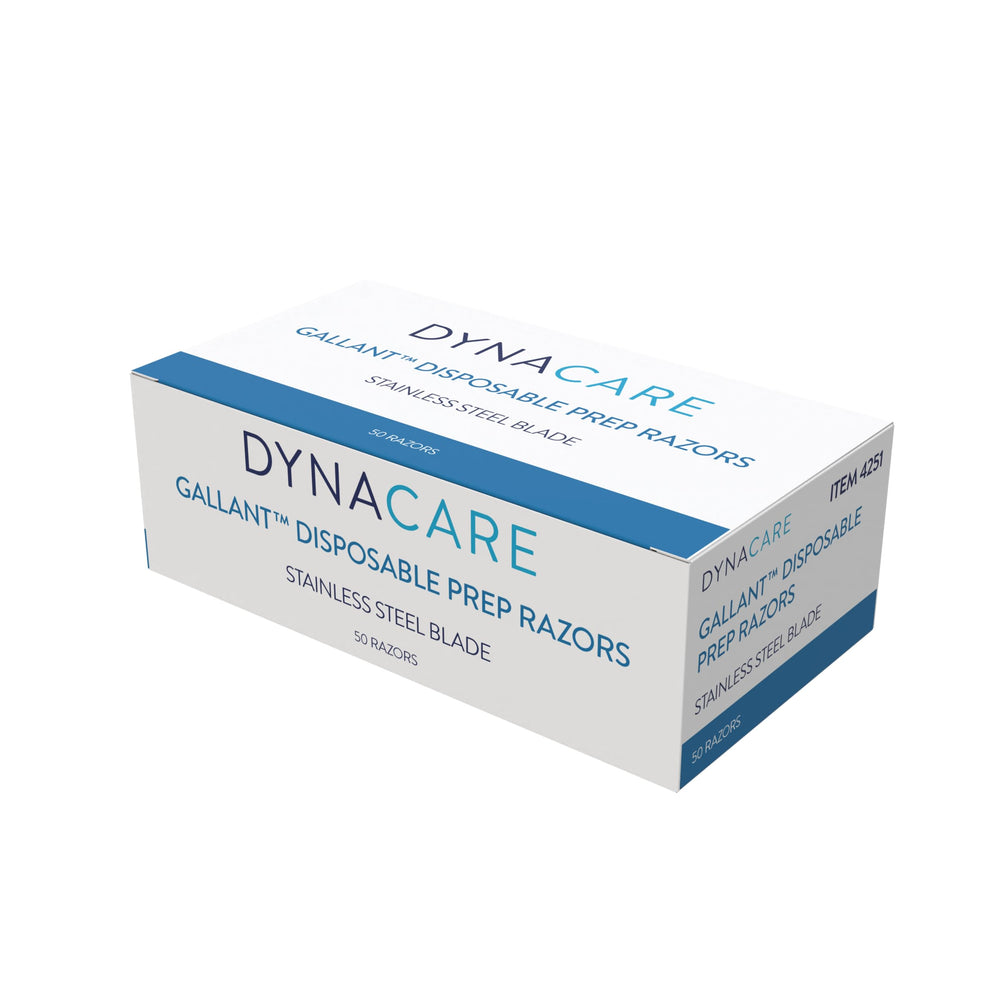 Dynarex Gallant rasoir prep ecg: préparation rapide de la peau avant une procédure