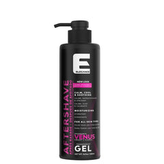 Lotion Elegance Après-Rasage dans la bouteille Venus Pink, hydratante et rafraîchissante.