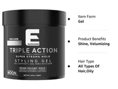 Texture du gel Moon Fragrance prête pour application et volume extrême