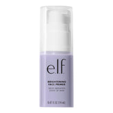 e.l.f. Base de Teint Lavande Éclaircissante flacon: neutralise les nuances et prépare la peau au maquillage.