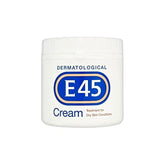 Crème dermatologique E45, pack deux boîtes 350 g, hydratation pour peau sèche