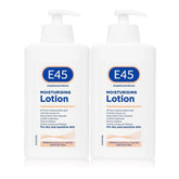 Lotion E45 pack de 2 pour le soin familial.