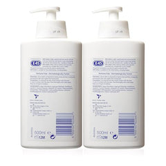 E45 lotion dermatologique, texture légère et absorption rapide.