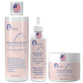 Nettoyant visage e70 pour rosacée, apaise peau sensible.