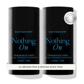 Each & Every déodorant sans parfum, bouteille pratique pour usage quotidien