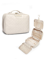 EACHY Trousse de toilette voyage crochet 360°, accès rapide en déplacement.
