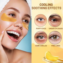 Masque yeux Eakroo Or 24k pour un regard rafraîchi
