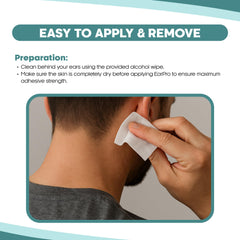 Earo Correcteur d oreille, application facile et rapide derrière l oreille.