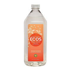 Recharge ECOS Earth Friendly Savon Mains hypoallergénique parfum fleur d’oranger, 32 oz