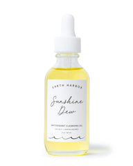 Earth Harbor Sunshine Dew: bouteille huile nettoyante purifiante et hydratante pour la peau.