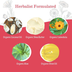 Earth Mama Simply Non-Scents Bébé – Ingrédients: huile de coco et calendula