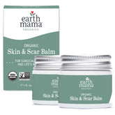 Earth Mama Skin & Scar Balm, bouteille: apaise et hydrate la peau.