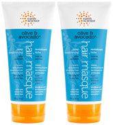 Earth Science Masque capillaire Olive et Avocat, nutrition intense pour cheveux secs.