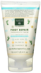 Earth Therapeutics baume-pieds dans son pot, hydratation profonde sans gras.