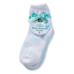 Earth Therapeutics Thera-Soft Chaussettes Aloe Vera: douceur et hydratation pour les pieds.