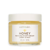 Earth To Skin – creme-nuit-manuka-miel-pot: texture riche pour nourrir la peau durant la nuit.