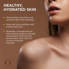 Earthly Body Beurre peau chanvre adoucissant coudes et genoux.
