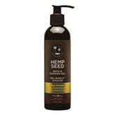 Earthly Body Gel Bain-Douche Graines de Chanvre Nag Champa – bouteille 8oz hydratation douce
