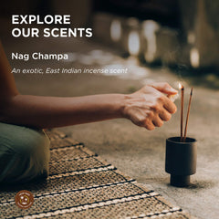 Earthly Body Lotion parfum Nag Champa : fragrance inspirée d'encens indien.