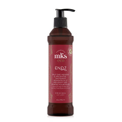 Earthly Body MKS Eco Endz bouteille originale, soin nourrissant pour pointes abîmées et frizz maîtrisé.