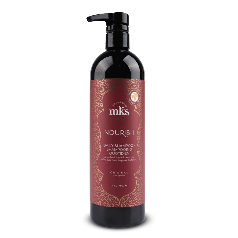 Earthly Body MKS Eco Nourish Shampoo, bouteille Original Senteur: nettoie en douceur et laisse les cheveux lumineux