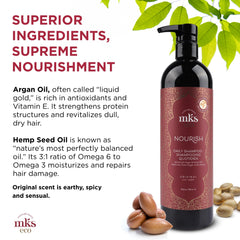 Earthly Body MKS Eco Nourish Shampoo-cheveux-fins-nettoyage-doux: nettoie sans alourdir