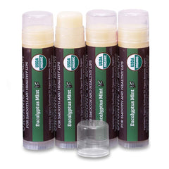 Earth's Daughter baume lèvres bio eucalyptus menthe, hydratation durable pour lèvres sèches.