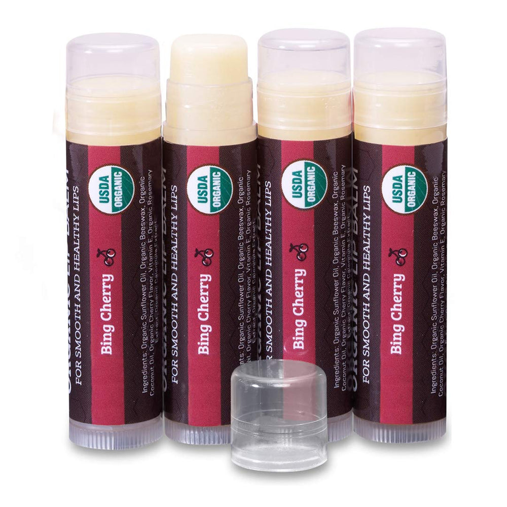 Earth's Daughter Cherry Lip Balm emballage recyclable et soin hydratant pour lèvres