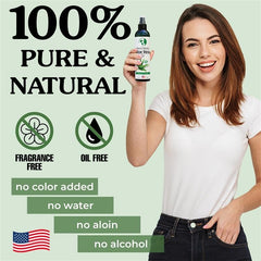 Earth’s Daughter gel d’aloe après soleil, rafraîchissant et apaisant pour peau.
