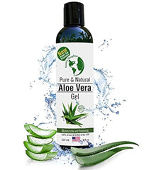 Earth's Daughter gel aloe vera pur, flacon, hydratation légère pour peau et corps