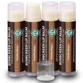 Earth's Daughter baume à lèvres SPF emballage 4 paquets, protection pratique.