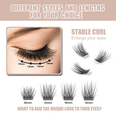 EASITENSION Ensemble cils volume 48 clusters offre une allure plus dense.