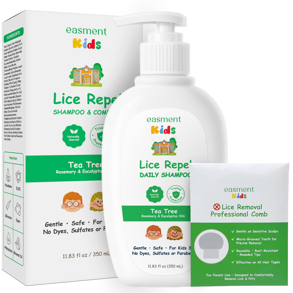 Easment Kids Shampoo with pump bottle for easy application during wash time