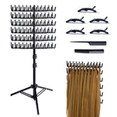 Eastdone porte-braiding rack 144 crochets, rangement efficace pour tresses